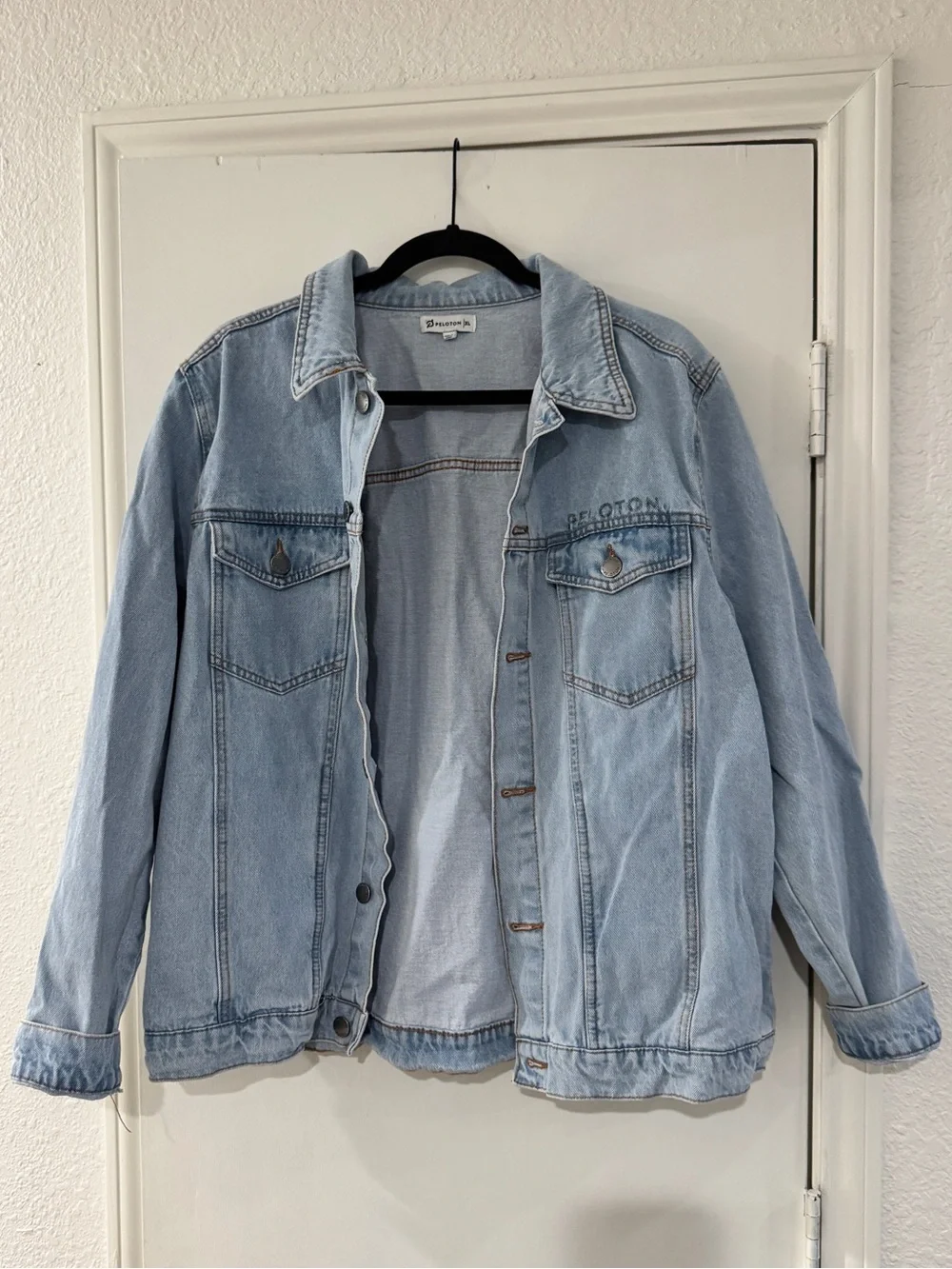 Peloton “Together We Go Far” Denim Jacket